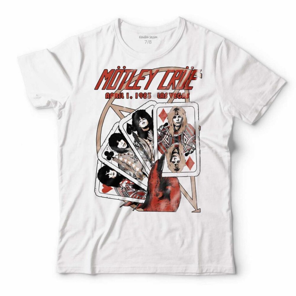 MÖTLEY CRÜE HEAVY METAL MUSIC ÇOCUK TİŞÖRT - KENDİM SEÇTİM