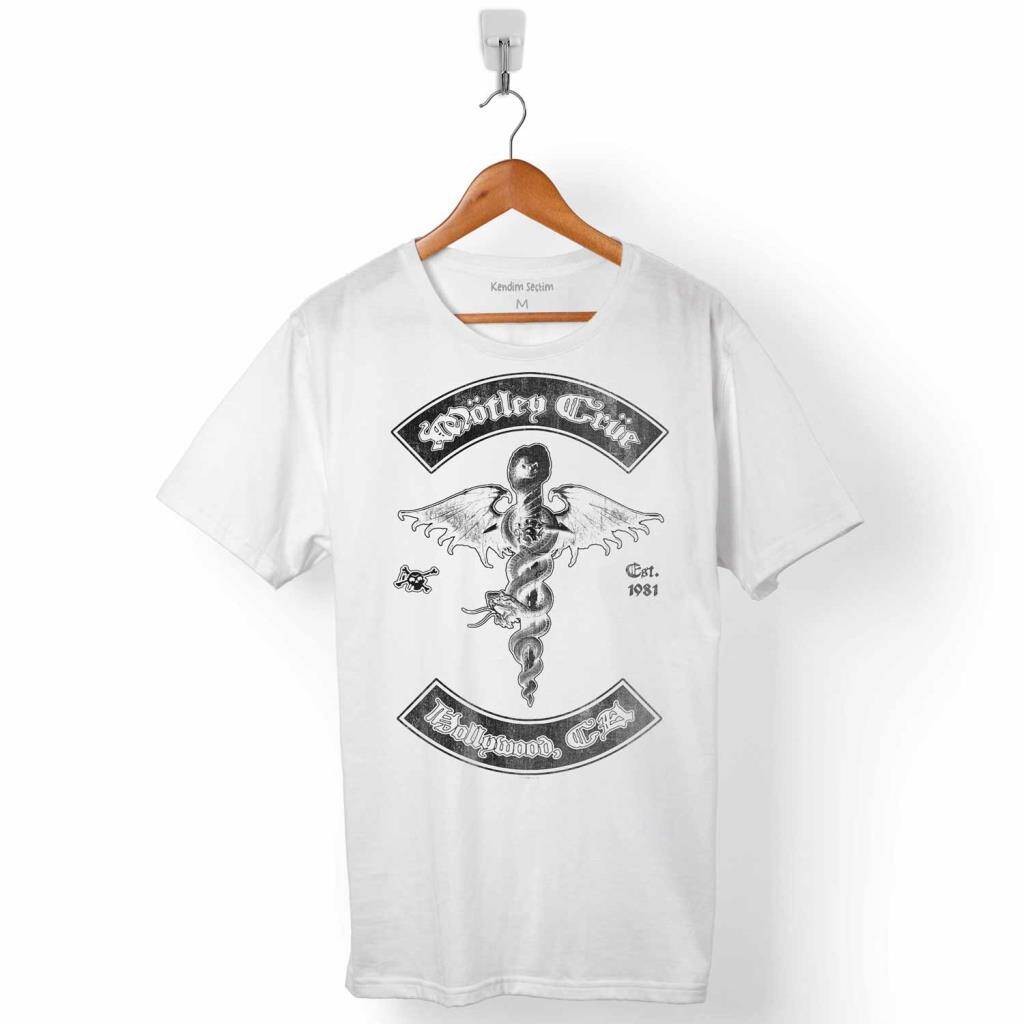 MÖTLEY CRÜE HEAVY METAL MUSIC ERKEK TİŞÖRT - 1