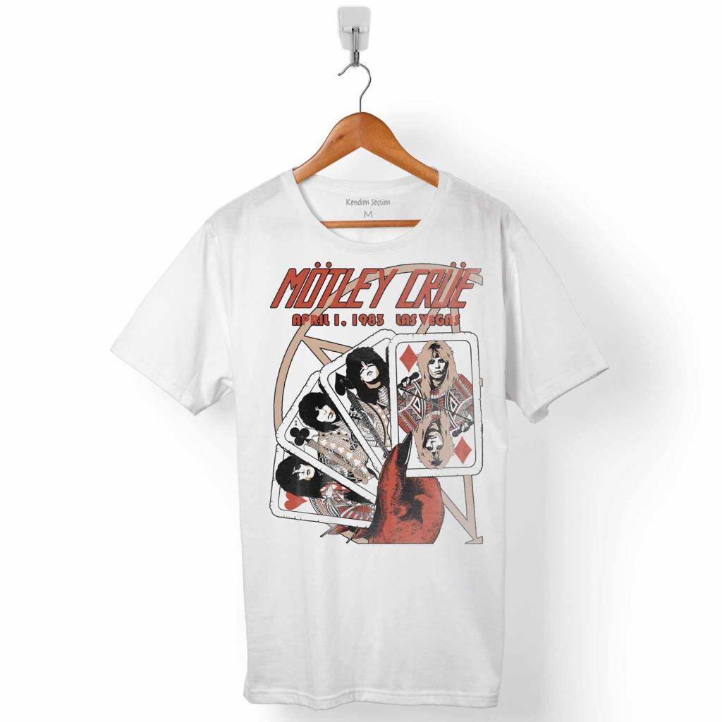MÖTLEY CRÜE HEAVY METAL MUSIC ERKEK TİŞÖRT - 1