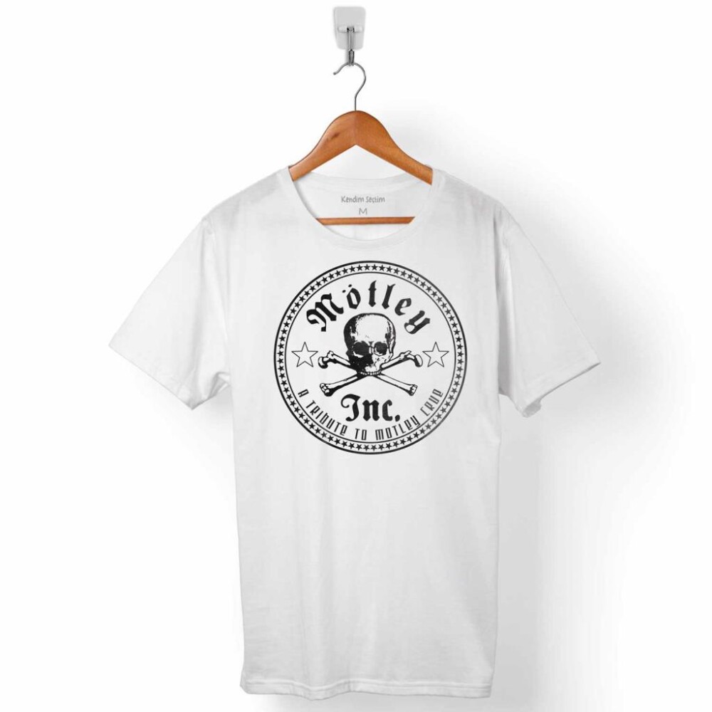 MÖTLEY CRÜE HEAVY METAL MUSIC ERKEK TİŞÖRT - KENDİM SEÇTİM