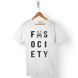 MR. MR ROBOT WHO IS FSOCIETY BEN ROBOT ERKEK TİŞÖRT - 1