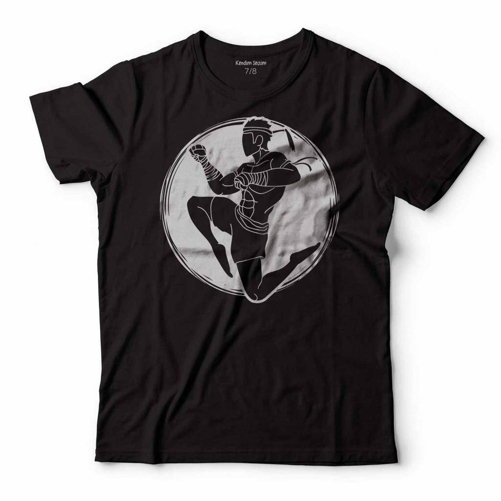 MUAY THAI MUAYTHAI KICK BOKS BOXING UZAK DOĞU ÇOCUK TİŞÖRT - 1