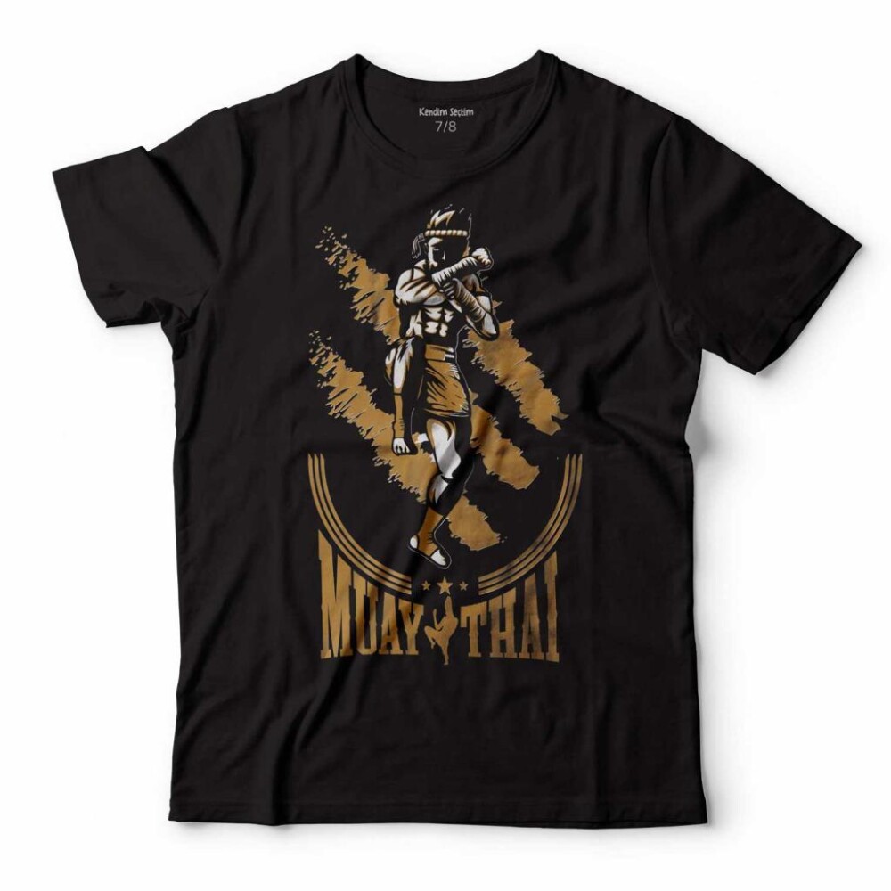 MUAY THAI MUAYTHAI KICK BOKS BOXING UZAK DOĞU ÇOCUK TİŞÖRT - 1