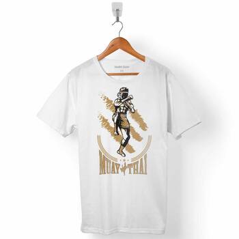 MUAY THAI MUAYTHAI KICK BOKS BOXING UZAK DOĞU ERKEK TİŞÖRT - 1