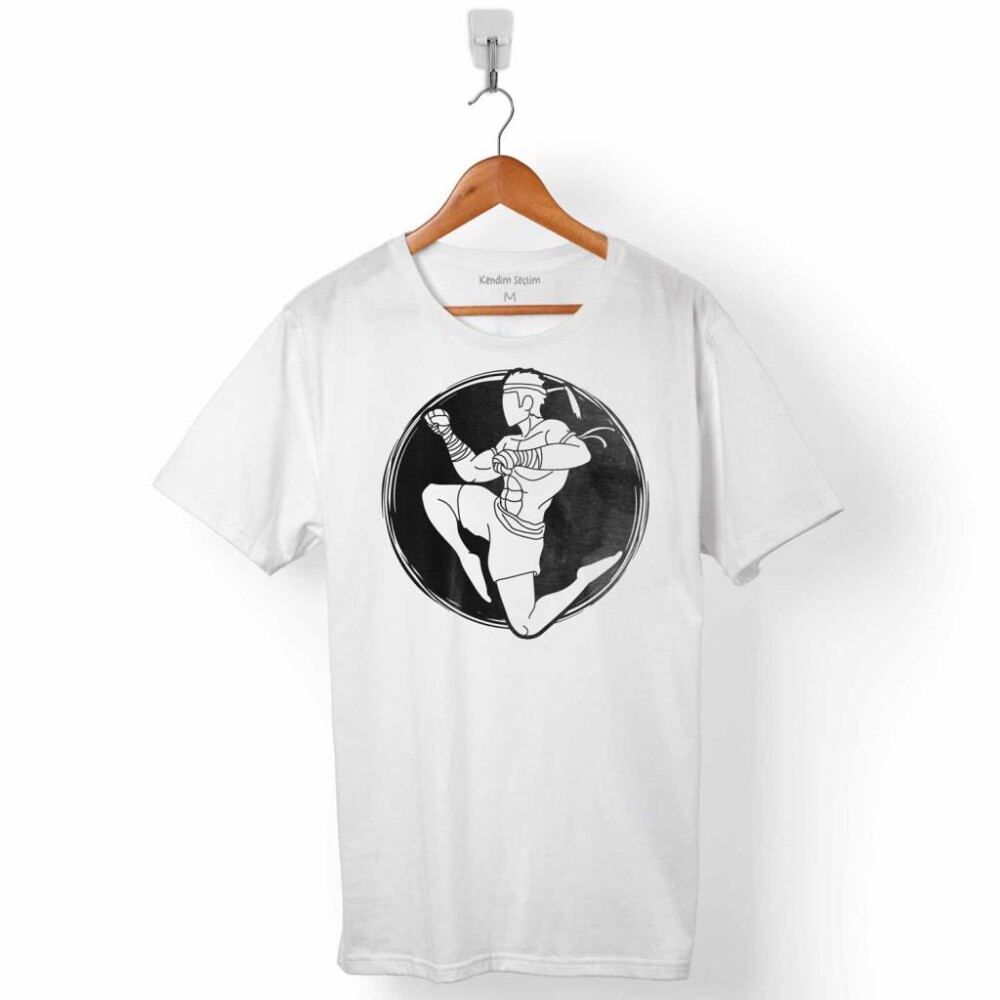 MUAY THAI MUAYTHAI KICK BOKS BOXING UZAK DOĞU ERKEK TİŞÖRT - KENDİM SEÇTİM