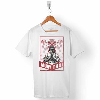 MUAY THAI TIGER MUAYTHAI KICK BOKS BOXING UZAK DOĞU ERKEK TİŞÖRT - 1