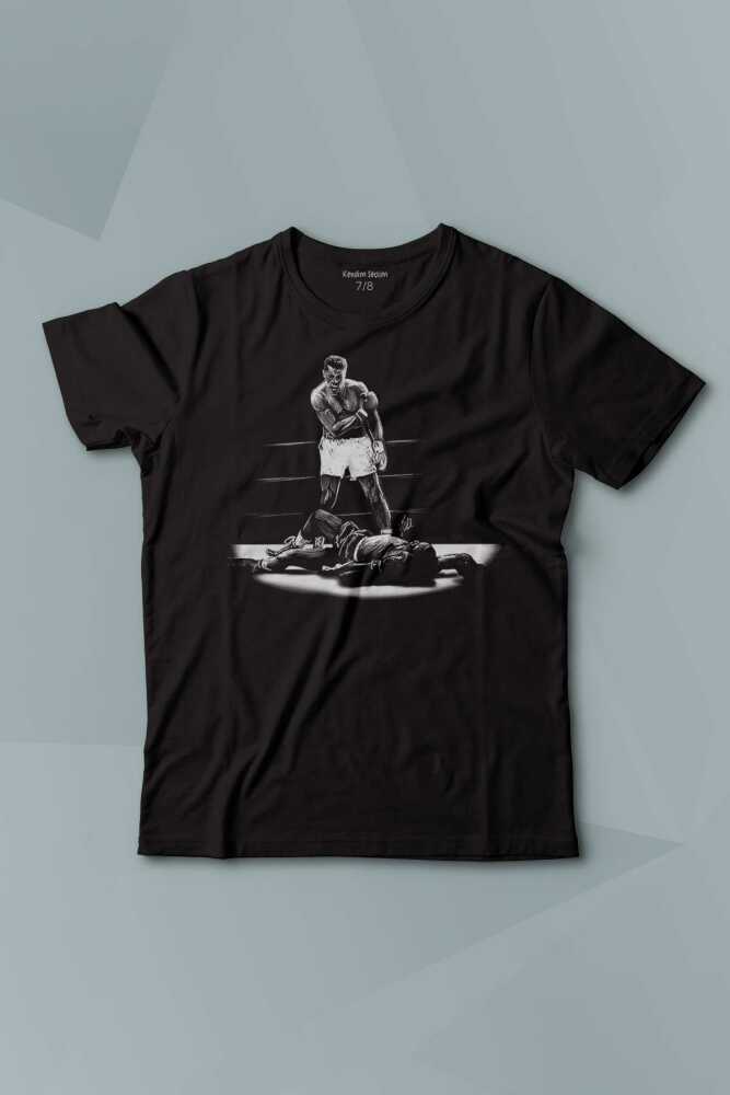 Muhammed Ali Box Say What Is My Name Baskılı Çocuk Tişört Kısa Kollu - 1