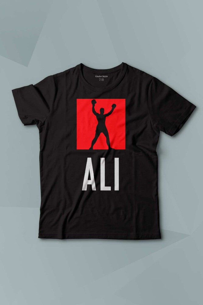 Muhammed Ali Box The skill Baskılı Çocuk Tişört Kısa Kollu - KENDİM SEÇTİM