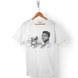 MUHAMMED ALİ CLAY SMILE BOKS BOKSÖR ERKEK TİŞÖRT - 1