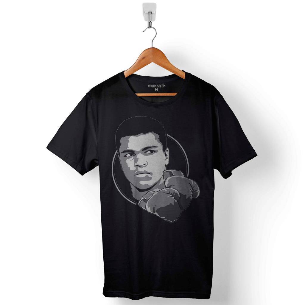 Muhammed Muhammad Ali SMile Boks Boksör Baskılı Tişört Unisex T-Shirt - 1