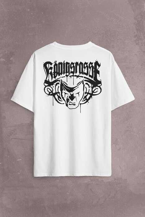 Murdoc Massaka Falim Kanlı Königsrasse Sırt Ön Baskılı Oversize Tişört Unisex T-Shirt - 2