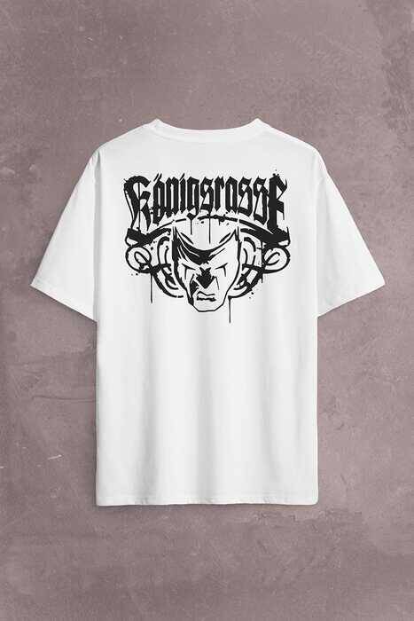 Murdoc Massaka Falim Kanlı Königsrasse Sırt Ön Baskılı Oversize Tişört Unisex T-Shirt - 2