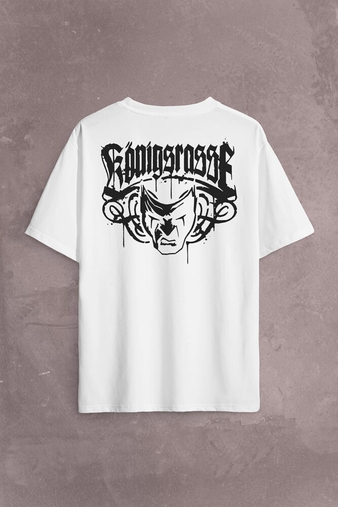 Murdoc Massaka Falim Kanlı Königsrasse Sırt Ön Baskılı Oversize Tişört Unisex T-Shirt - 2