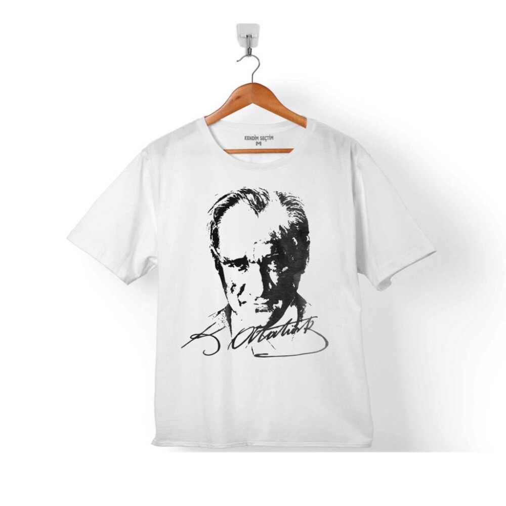 MUSTAFA KEMAL ATATÜRK İMZASI İMZA 10 KASIM 2 ÇOCUK TİŞÖRT - KENDİM SEÇTİM