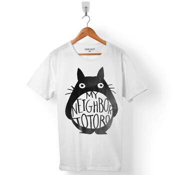 MY NEIGHBOR TOTORO KOMŞUM LOGO ERKEK TİŞÖRT - 1