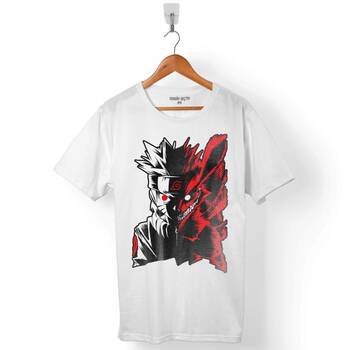 NARUTO FOX TWO FACE PRANAV PATEL ERKEK TİŞÖRT - 1