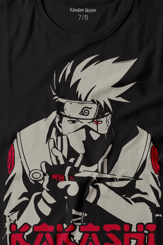 NARUTO KAKASHI ANIME MANGA ÇOCUK TİŞÖRT Naruto Tshirt - 2