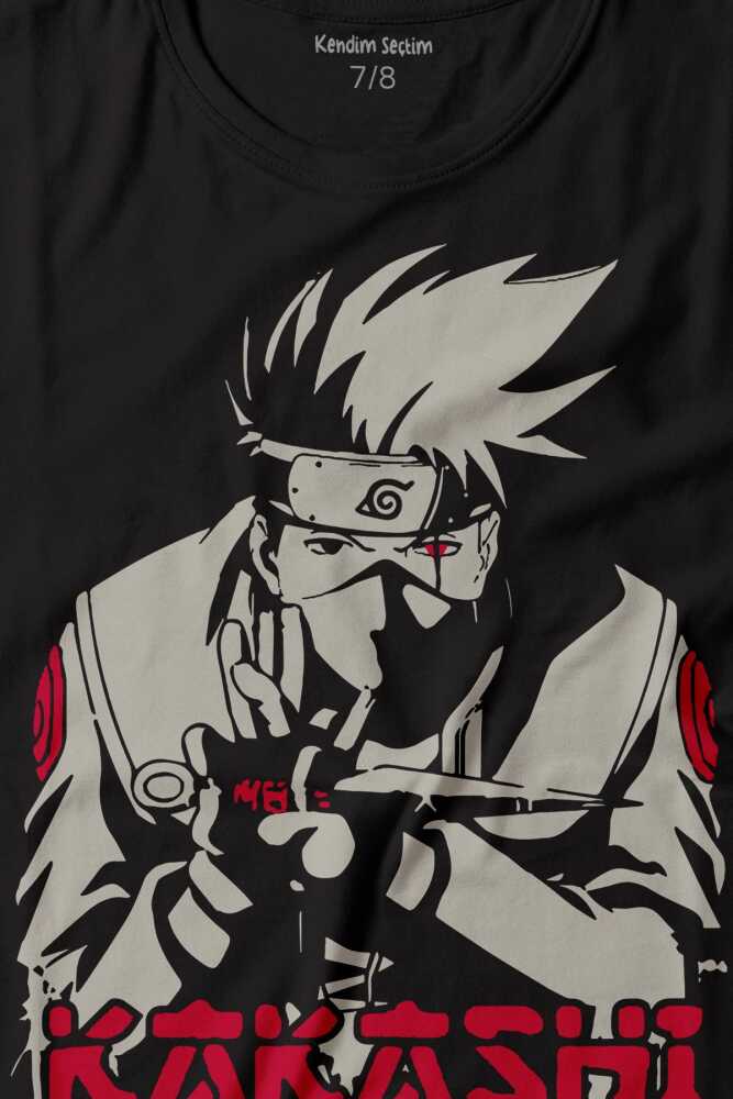 NARUTO KAKASHI ANIME MANGA ÇOCUK TİŞÖRT Naruto Tshirt (1)