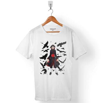NARUTO NANATSU ITACHI CROW KARGA ERKEK TİŞÖRT - 1