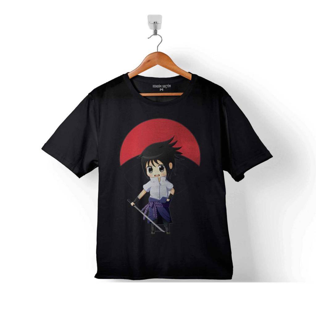 NARUTO SASUKE CHIBI UCHIHA SHIPPUDEN ÇOCUK TİŞÖRT - 1