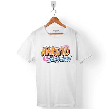 NARUTO SHIPPUUDEN LOGO ERKEK TİŞÖRT - 1