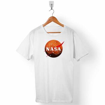 NASA MARS GEZEGEN LOGOSU COSMOS ASTRONOT ERKEK TİŞÖRT - 1