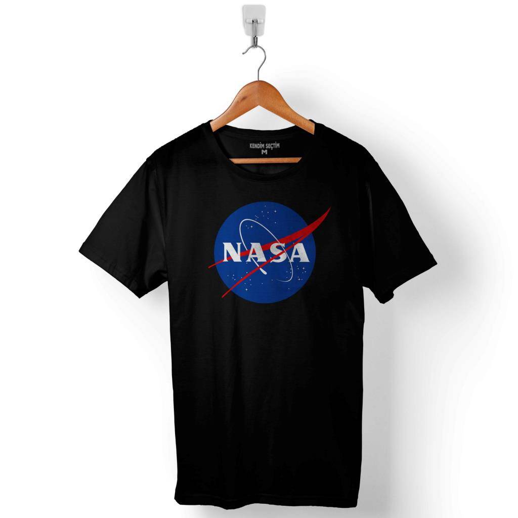 Nasa Uzay Ajansı Cosmos Logo Baskılı Tişört Unisex T-Shirt - 1