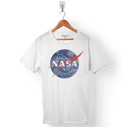 NASA UZAY COSMOS LOGOLU ERKEK TİŞÖRT - 1