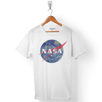 NASA UZAY COSMOS LOGOLU ERKEK TİŞÖRT - 1