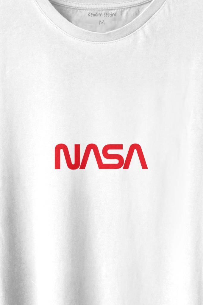 Nasa Wom Göğüs Logo Ulusal Havacılık Ve Uzay ABD Baskılı Tişört Unisex T-shirt - 2
