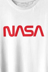 Nasa Wom Logo Ulusal Havacılık Ve Uzay ABD Baskılı Tişört Unisex T-shirt - 2
