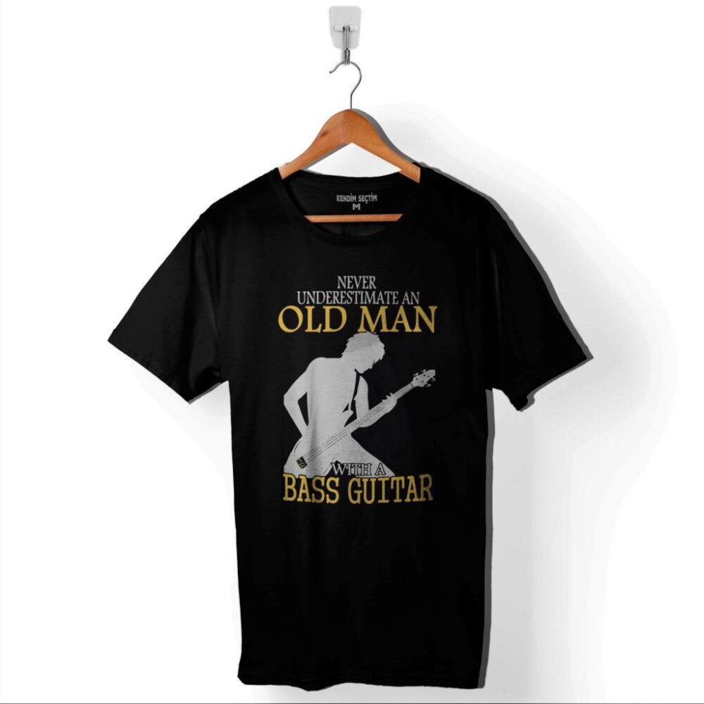 Neıl Young Never Undersestimate An Old Man Baskılı Tişört Unisex T-Shirt - 1