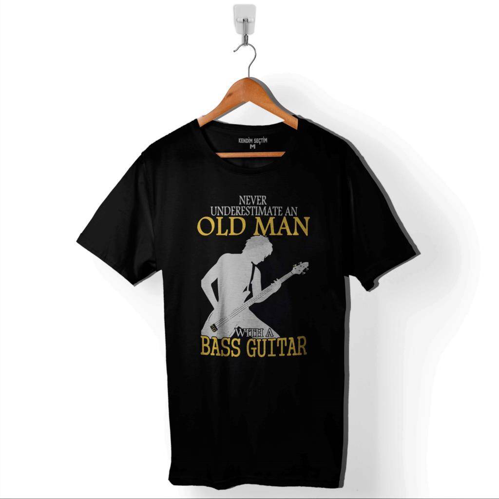 Neıl Young Never Undersestimate An Old Man Baskılı Tişört Unisex T-Shirt - 1
