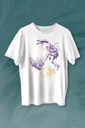 Ninja Kaplumbağa Kaykay TMNT Skate Sokak Baskılı Tişört Unisex T-shirt - 1