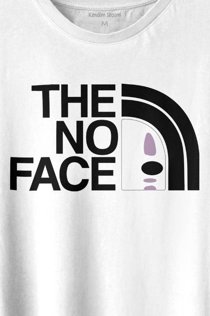 No Face Spirited Away The North Face Baskılı Tişört Unisex T-shirt - 2