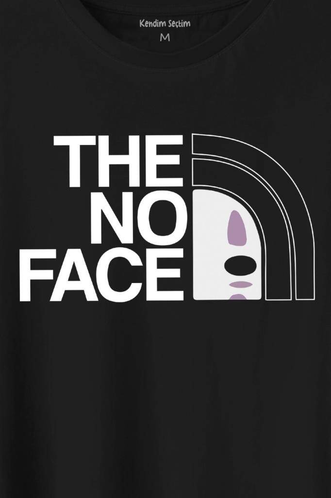 No Face Spirited Away The North Face Baskılı Tişört Unisex T-Shirt - 2