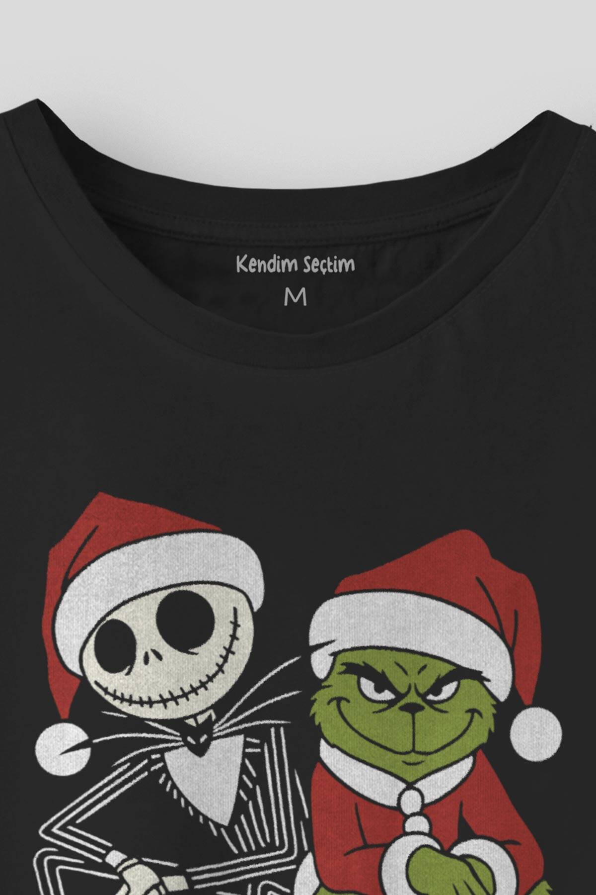 Noel Yılbaşı New Year Christmas Team Grinch Tişört Xmas Yeni Yıl Baskılı Unisex T-shirt - 2