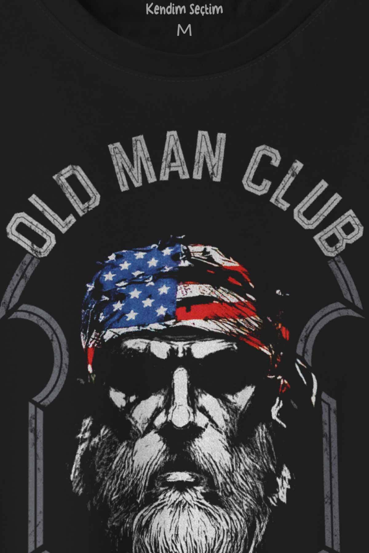 Old Man Club 1967 Baskılı Tişört Unisex T-shirt - 2