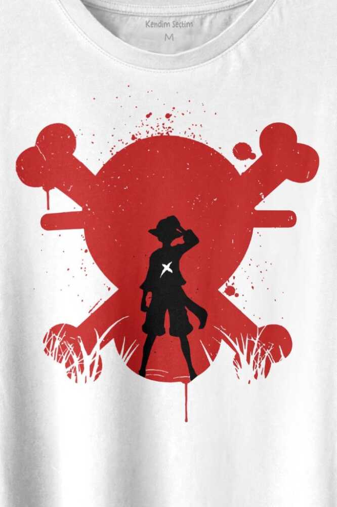 One Piece Anime Dizi Japanese Urban Wear Street Culture Baskılı Tişört Unisex T-shirt (1)