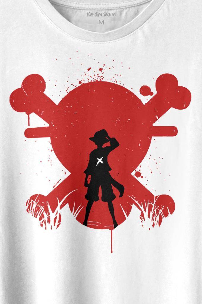 One Piece Anime Dizi Japanese Urban Wear Street Culture Baskılı Tişört Unisex T-shirt - 2