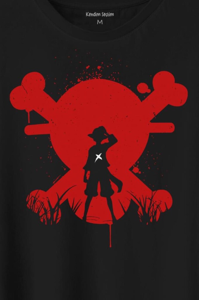 One Piece Anime Dizi Japanese Urban Wear Street Culture Baskılı Tişört Unisex T-Shirt - 2