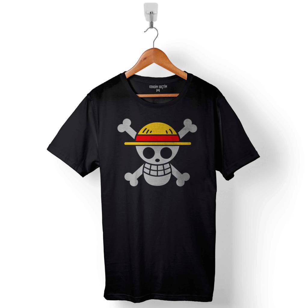 One Piece Straw Hat New World Computer Baskılı Tişört Unisex T-Shirt - 1