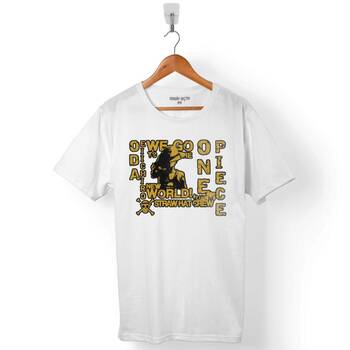 ONE PIECE STRAW HAT NEW WORLD COMPUTER ERKEK TİŞÖRT - 1