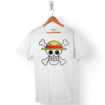 ONE PIECE STRAW HAT NEW WORLD COMPUTER ERKEK TİŞÖRT - 1