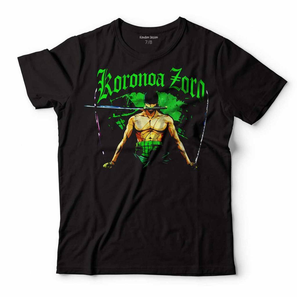 ONE PIECE ZORO RORONOA LOGO ÇOCUK TİŞÖRT - 1