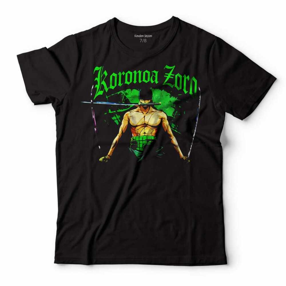 ONE PIECE ZORO RORONOA LOGO ÇOCUK TİŞÖRT