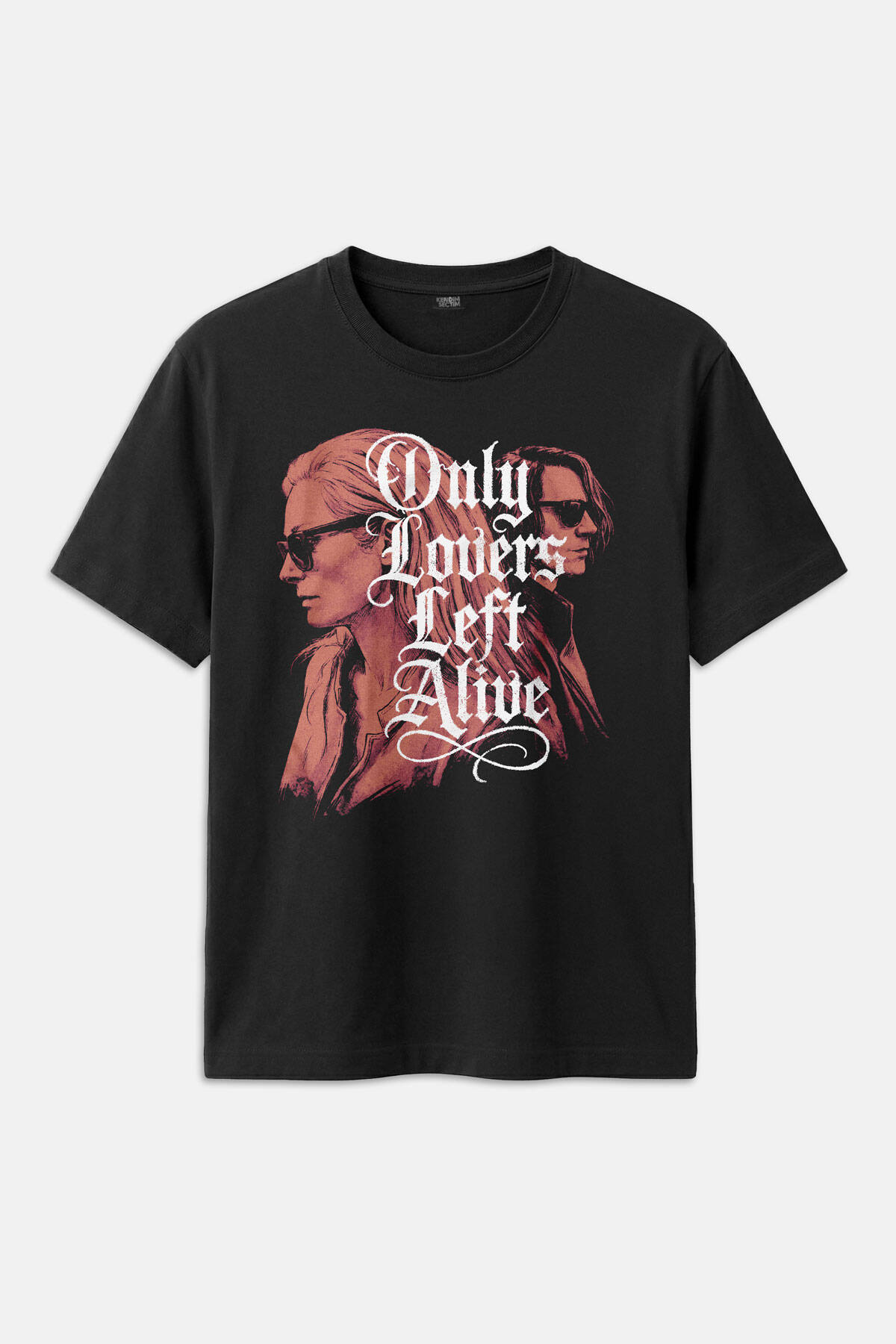 Only Lovers Left Alive Vampir Jim Jarmusch Film Sinema Baskılı Siyah Regular Fit Unisex Tişört