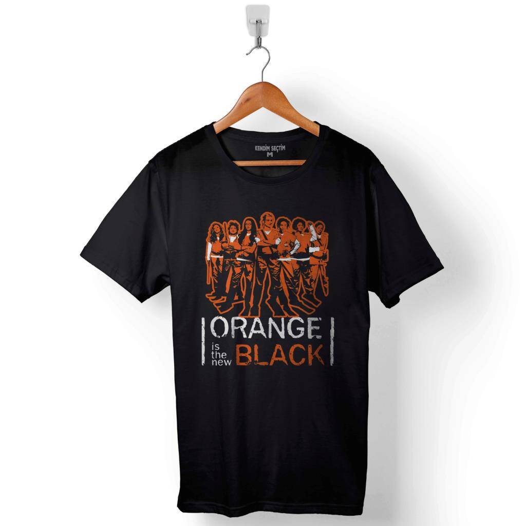 Orange Is The New Black Logo Tv Dizisi Baskılı Tişört Unisex T-Shirt - 1