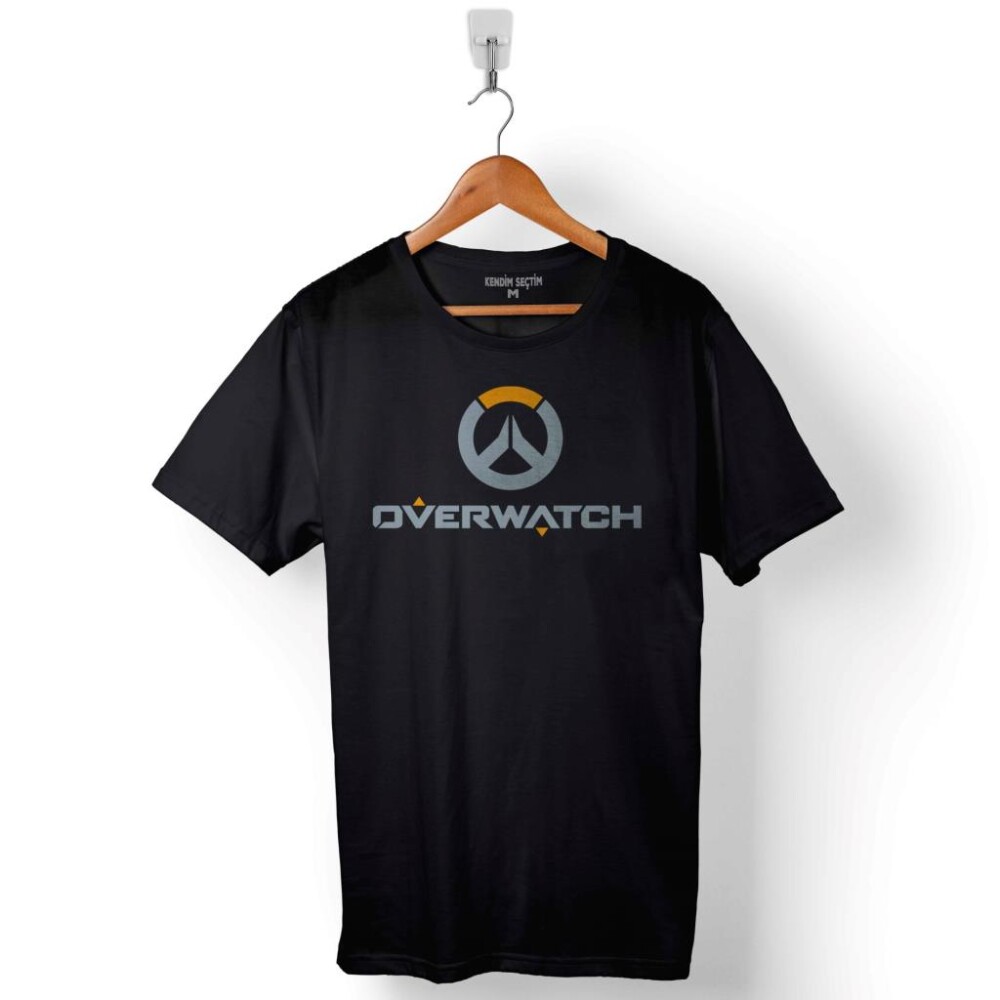 Overwatch Heroes Steam Logo Over Watc Baskılı Tişört Unisex T-Shirt - 1