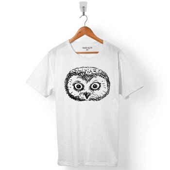 OWL HEAD ŞAŞKIN BAYKUŞ KAFA ERKEK TİŞÖRT - 1